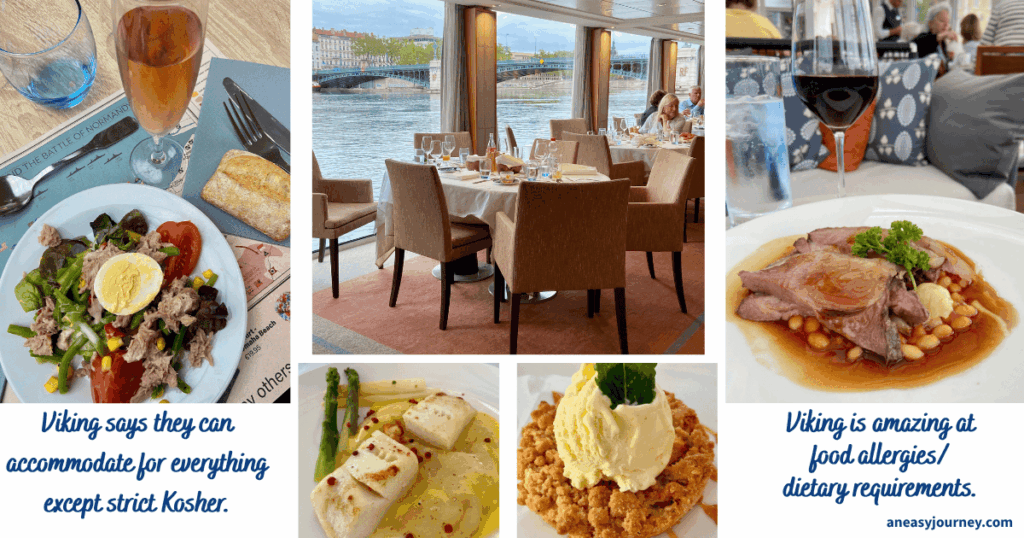 Viking cruises can accommodate for almost all dietary restrictions deliciously!