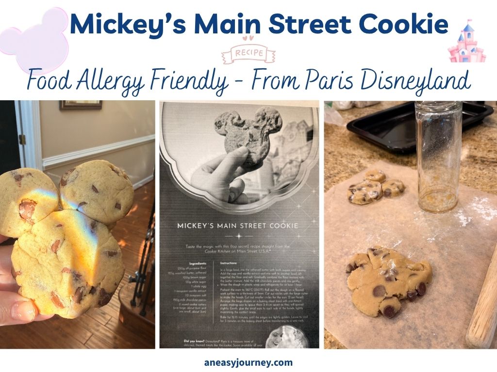 Food Allergy Friendly Mickey Chocolate Chip cookie recipe!
