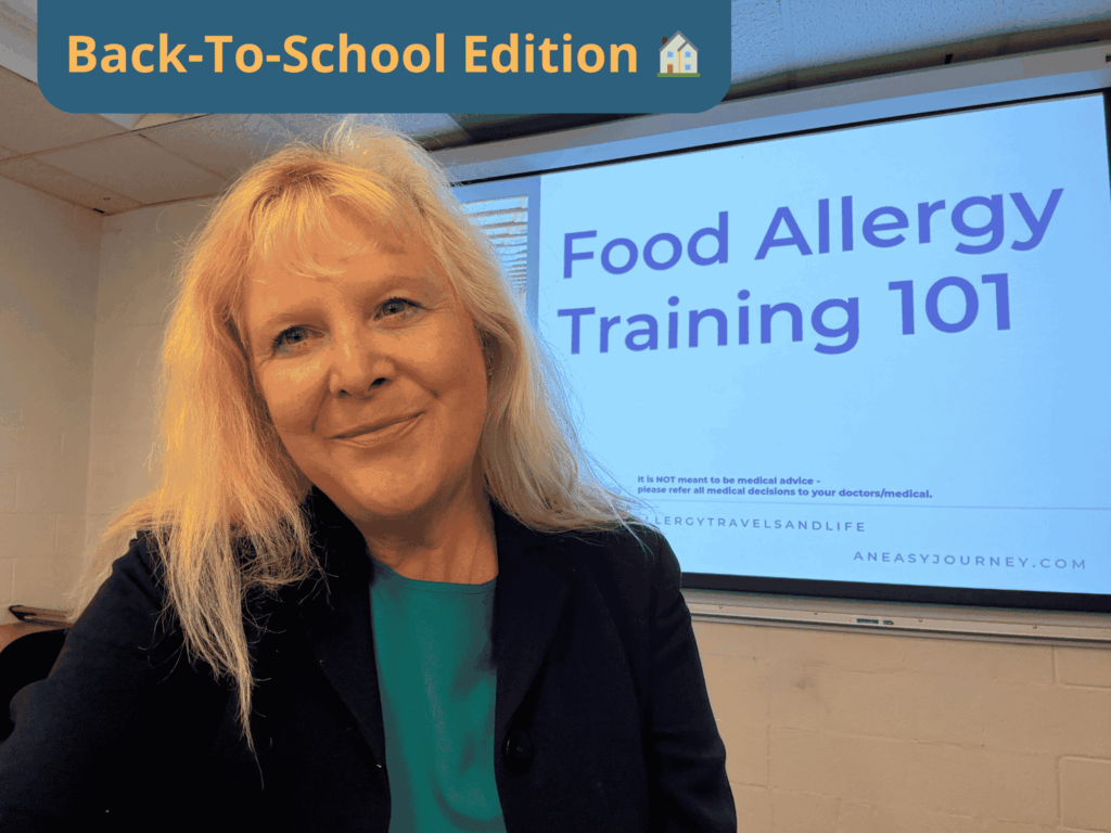 Schools & Corporations need yearly training in food allergy protocols.