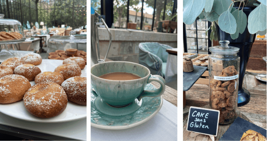 Food Allergy friendly breakfast at 5-star Domaine de Manville.