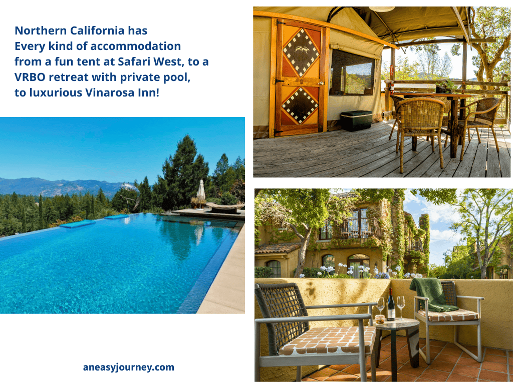 All kinds of Northern CA accommodations are available for food allergy travel.