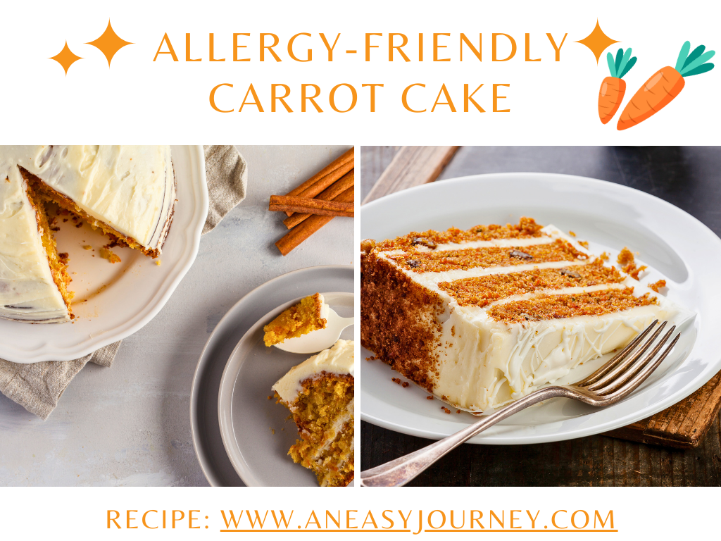 Allergy-friendly carrot cake recipe peanut free