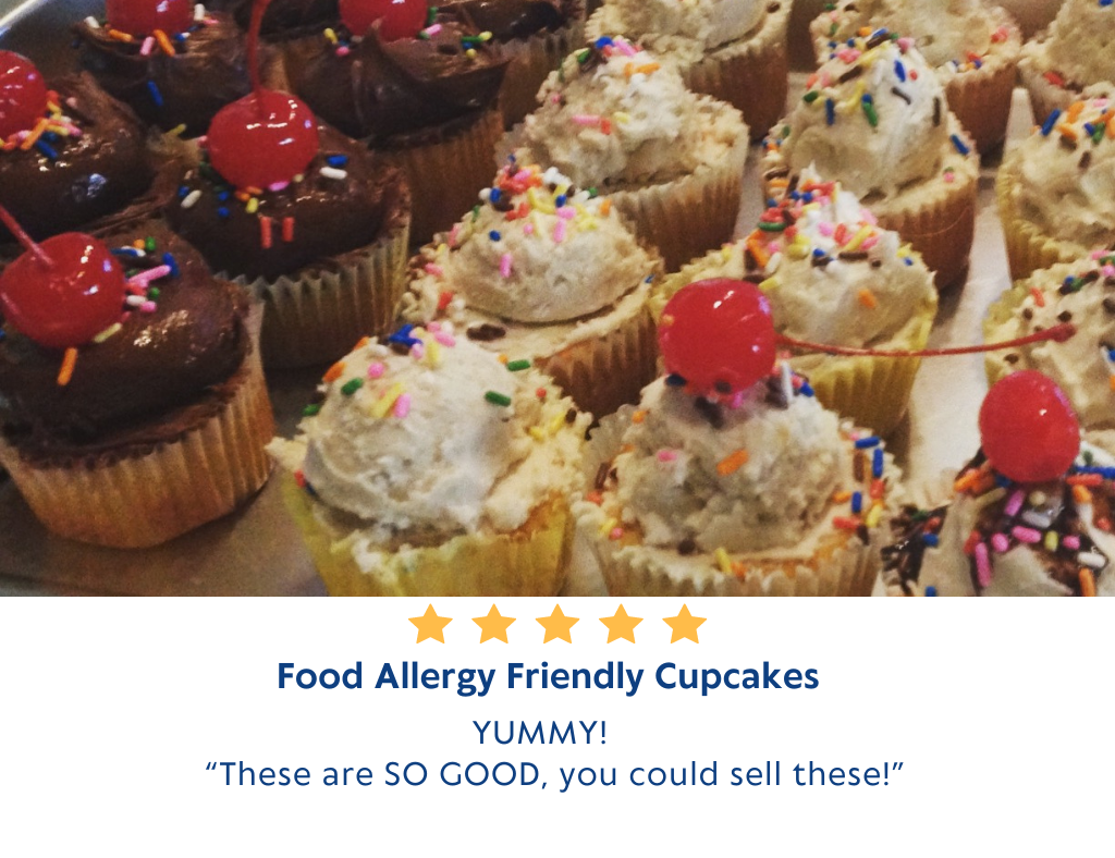 Food Allergy-friendly Cupcake recipe - SO good!