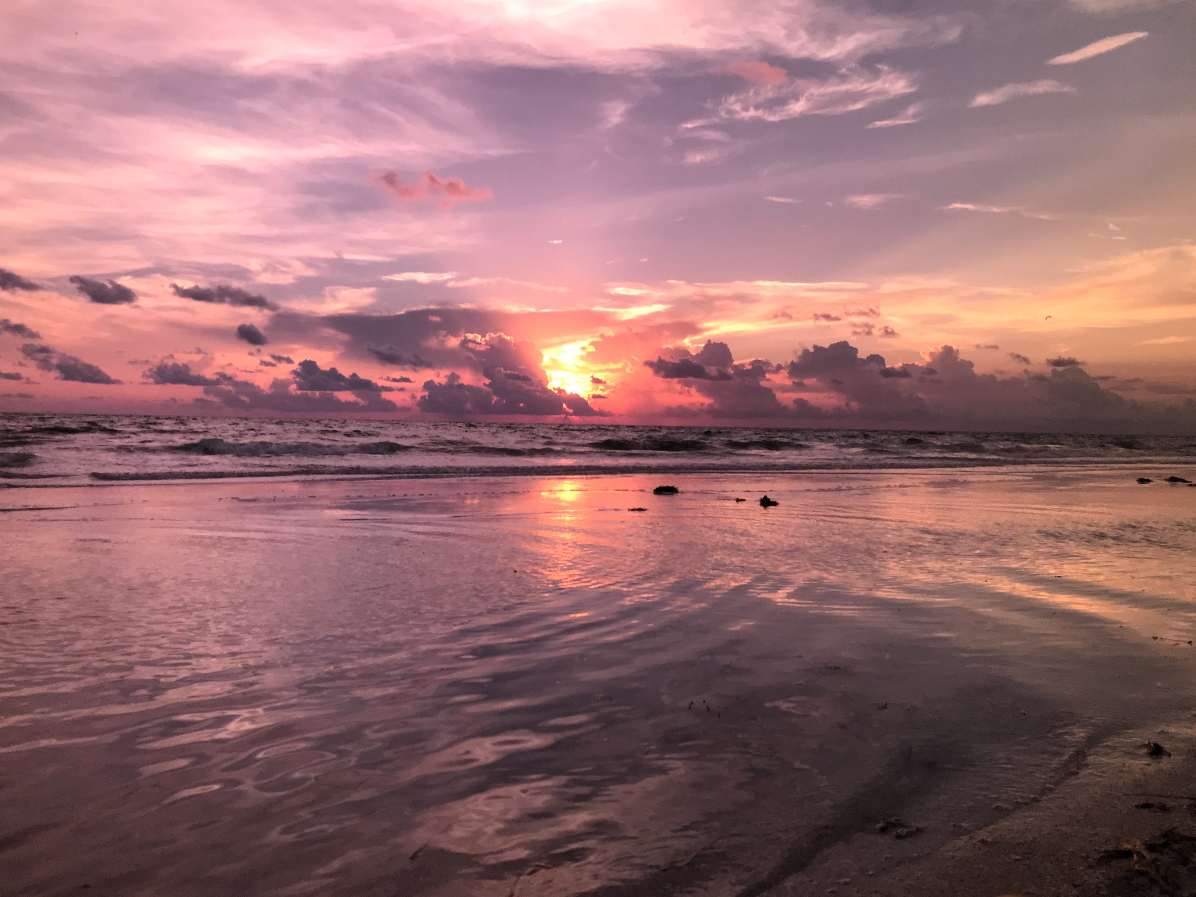 Spectacular sunset photo in Florida