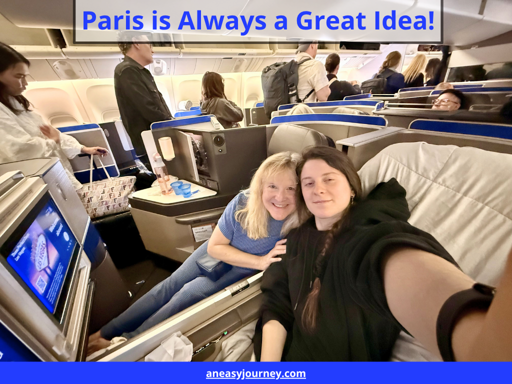 Flying with Food Allergies on United Polaris to Paris.