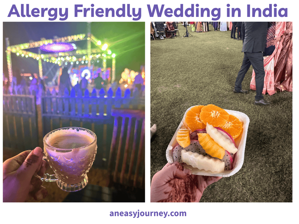 Food Allergy safe wedding in India!