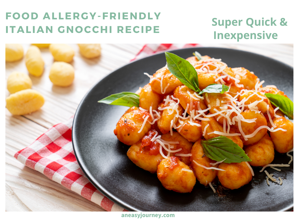 Food Allergy-friendly Gnocchi recipe.