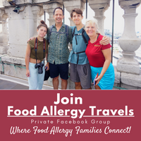 join facebook group food allergy life and travels
