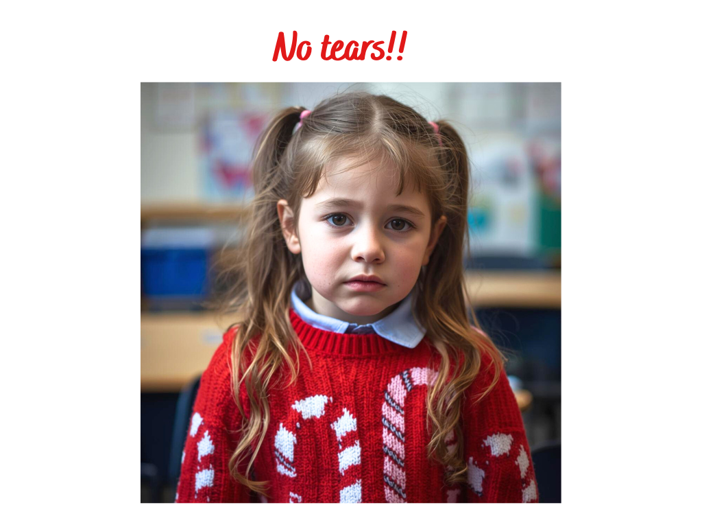 No child with Food Allergies should be in tears at Christmas party.