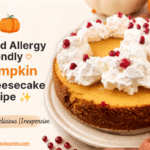 Food Allergy Friendly Pumpkin Cheesecake recipe