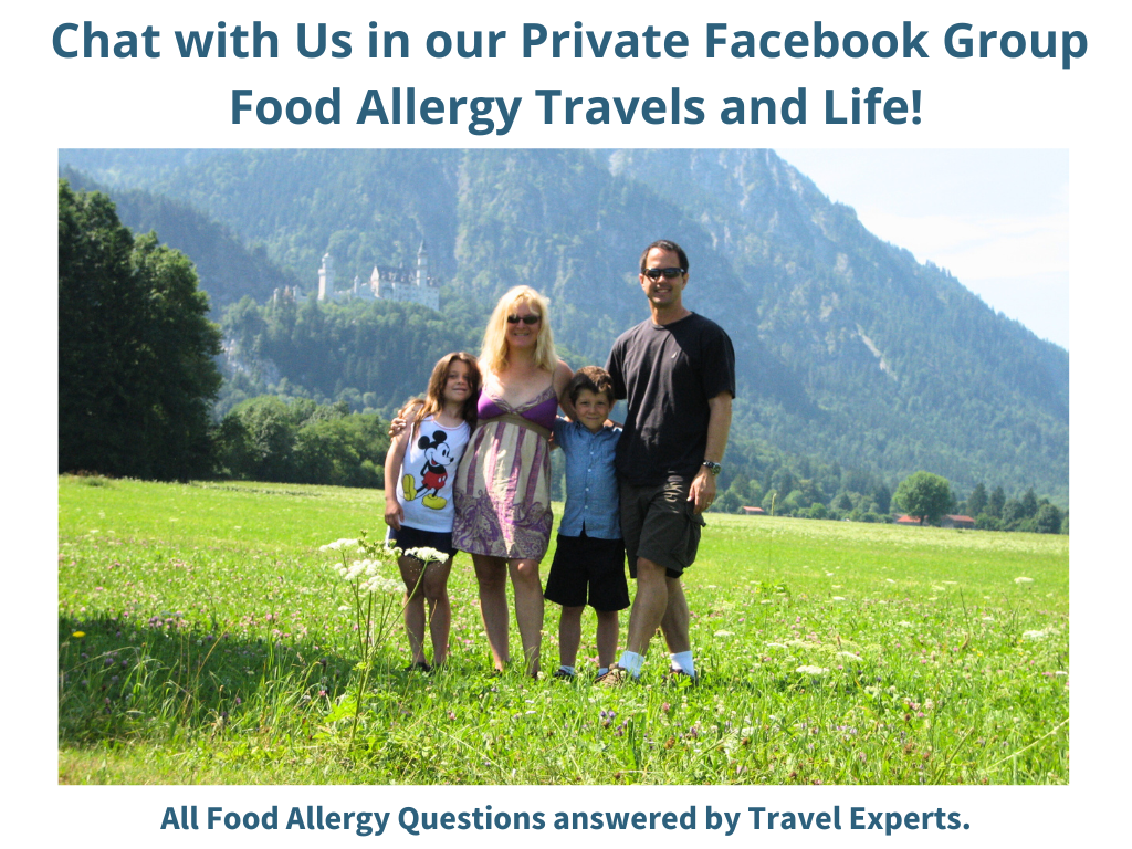 Chat with Food Allergy Travel Agency owner.