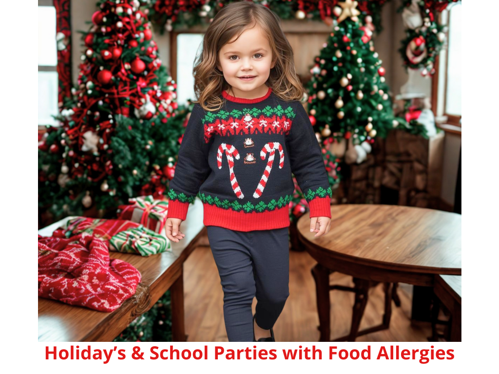 Food Allergy Christmas & Holiday parties tips.