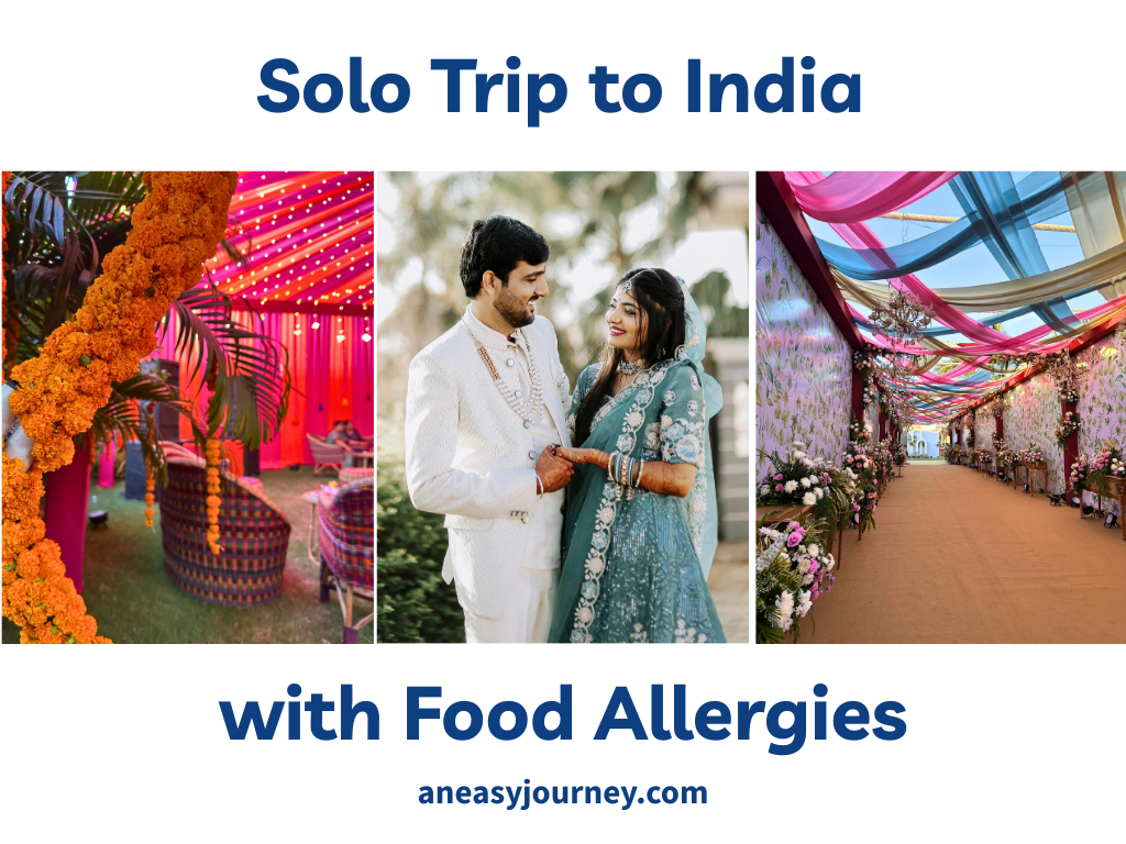 Solo Trip to India with Food Allergies for a wedding