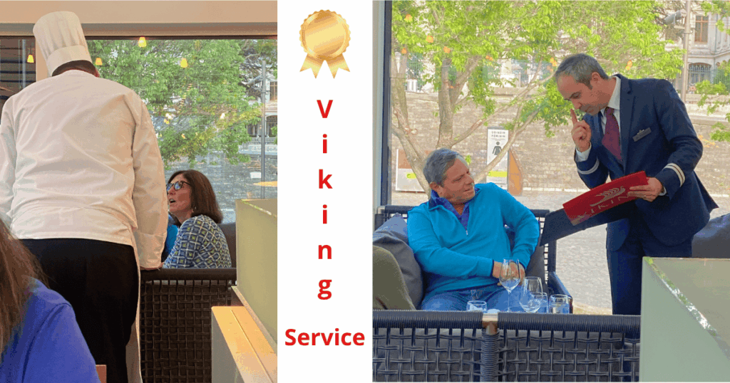 Viking has outstanding service for all, including food allergies!