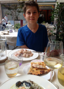 Eating out in Italy